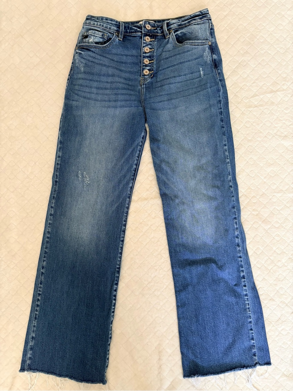 KanCan Celine High Rise 90s Flare Jeans Button Fly Size 11/29